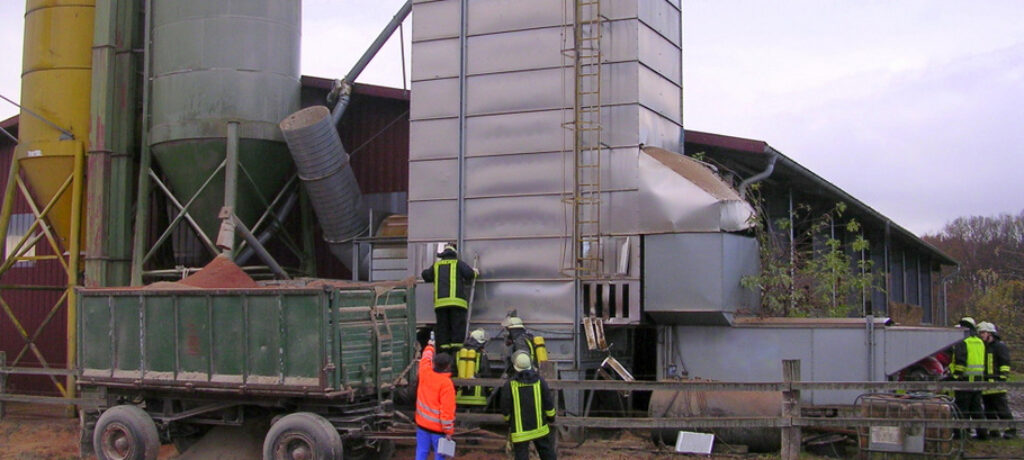Verpuffung in Maistrocknungsanlage