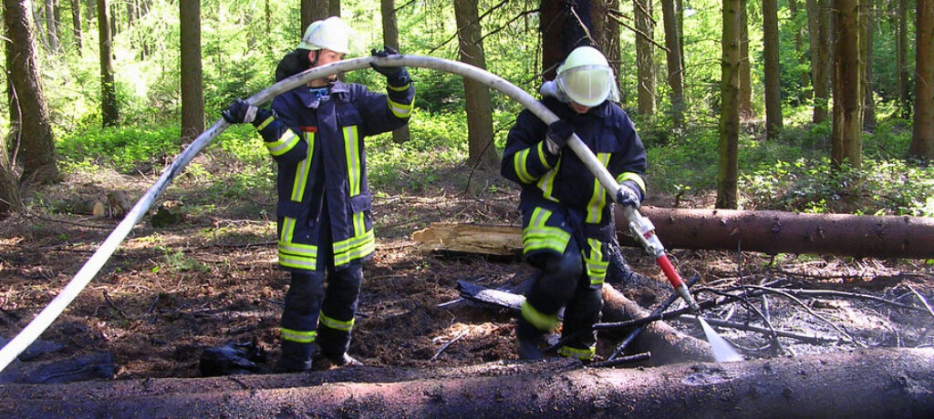 Waldbrand im Ruller Hohn
