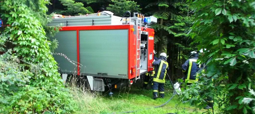 Rauchentwicklung am Unländer Damm