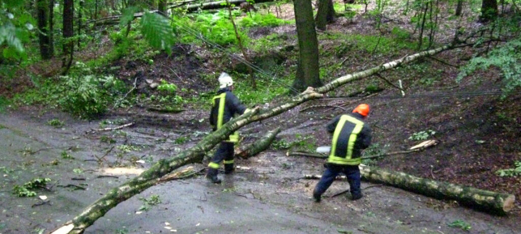 Sturmtief streift Rulle