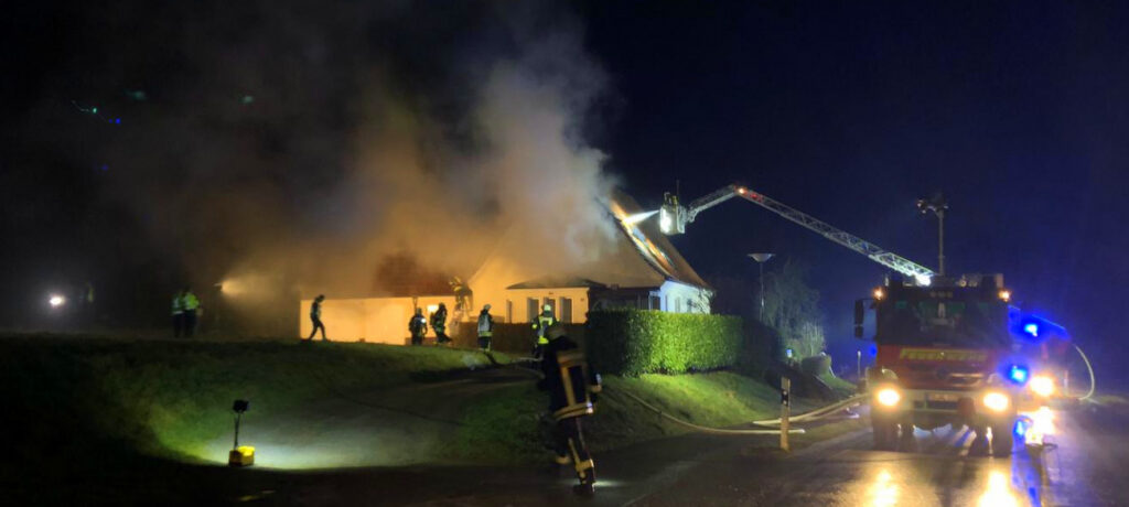 Wohnhausbrand in Vehrte