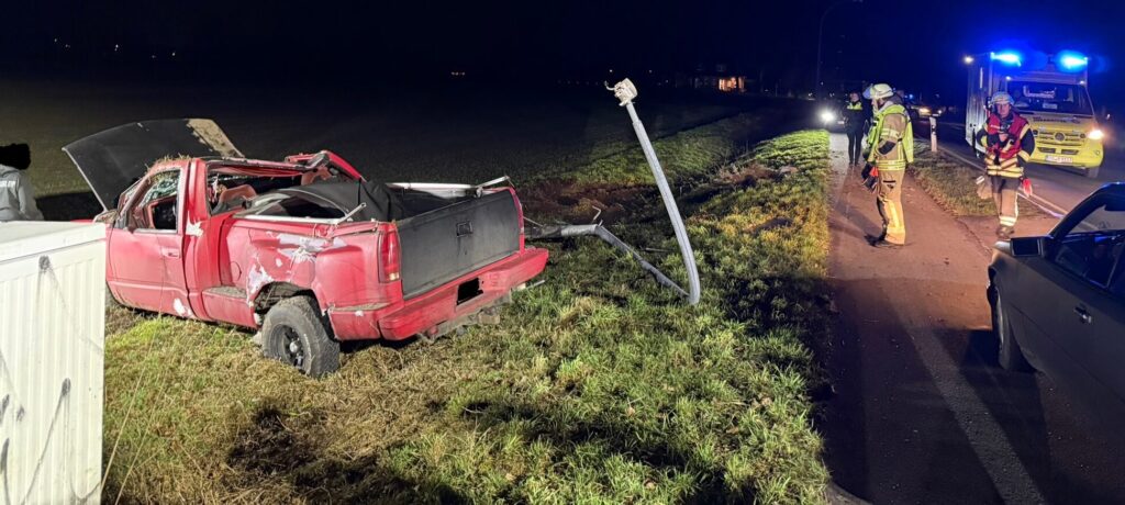 TH2 – Vehrkehrsunfall auf Ruller Straße